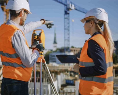 How Surveyors Work with builders, arhitects and engineers